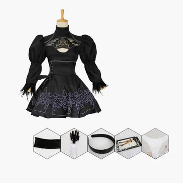 Cosplay Anime Halloween Black Dress