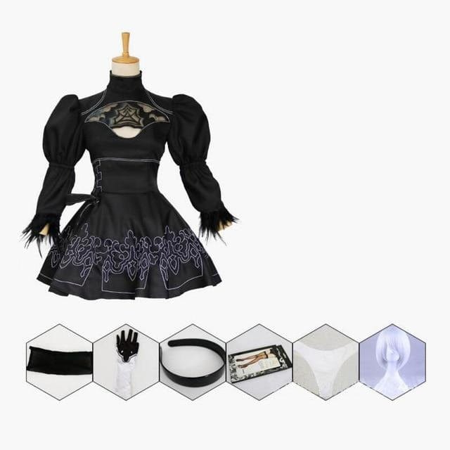 Cosplay Anime Halloween Black Dress