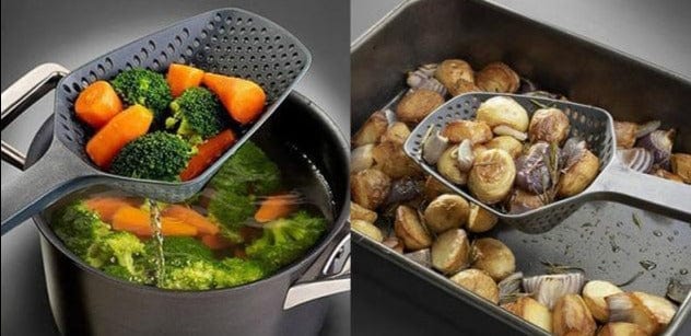 Stainless Steel Kitchen Accessories Tools Foldable Fruit Vegetable Washing Basket Steam Fry Food Creative Kitchen Cooking Gadget - east2cart.uk