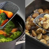 Stainless Steel Kitchen Accessories Tools Foldable Fruit Vegetable Washing Basket Steam Fry Food Creative Kitchen Cooking Gadget - east2cart.uk