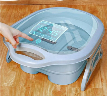ONEUP Foldable Foot Soaking Bucket Plastic Portable Bathtubs Foaming Massage Bucket Household Sauna Bathtub Pedicure Bath - east2cart.uk