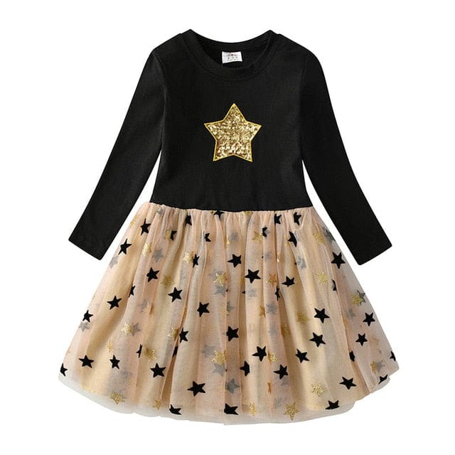 Girls Long Sleeve Winter Dress