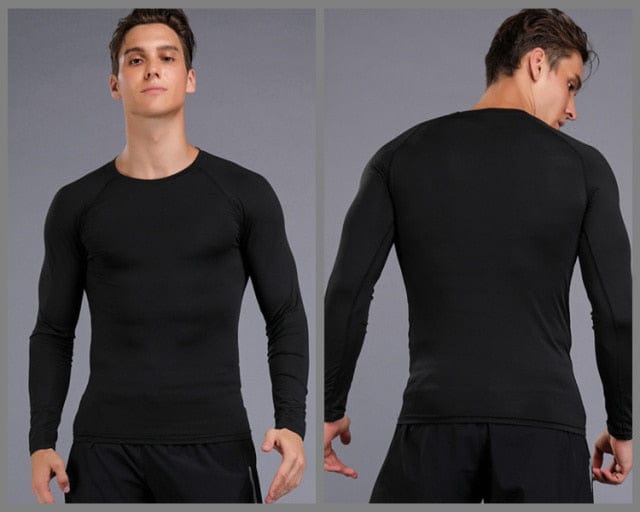 Men's Long Sleeve Thermal  T Shirt - east2cart.uk