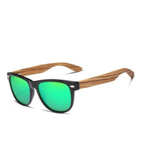 Men's Wooden Polarized Square Sunglasses - east2cart.uk