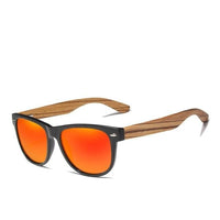 Men's Wooden Polarized Square Sunglasses - east2cart.uk