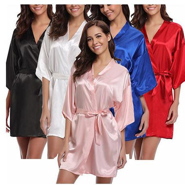 Satin Kimono Sleepwear