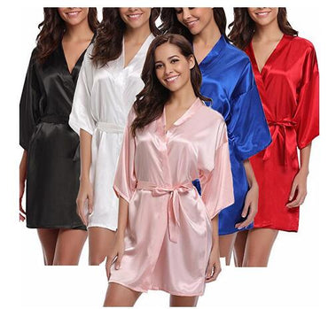 Satin Kimono Sleepwear