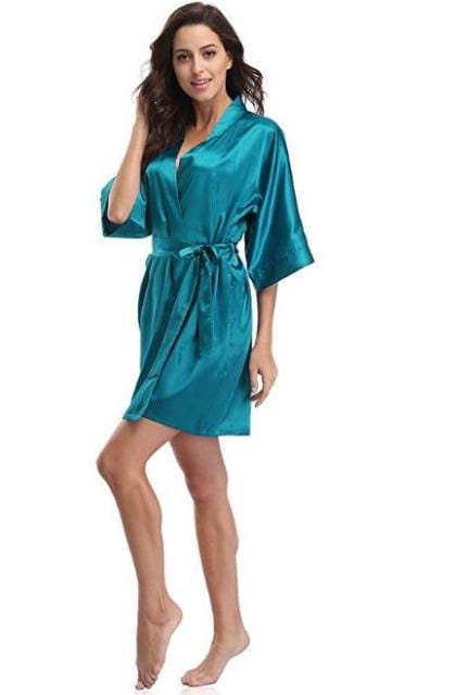 Satin Kimono Sleepwear