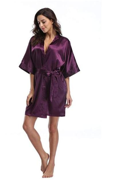 Satin Kimono Sleepwear