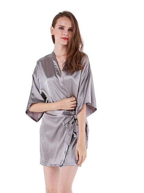 Satin Kimono Sleepwear