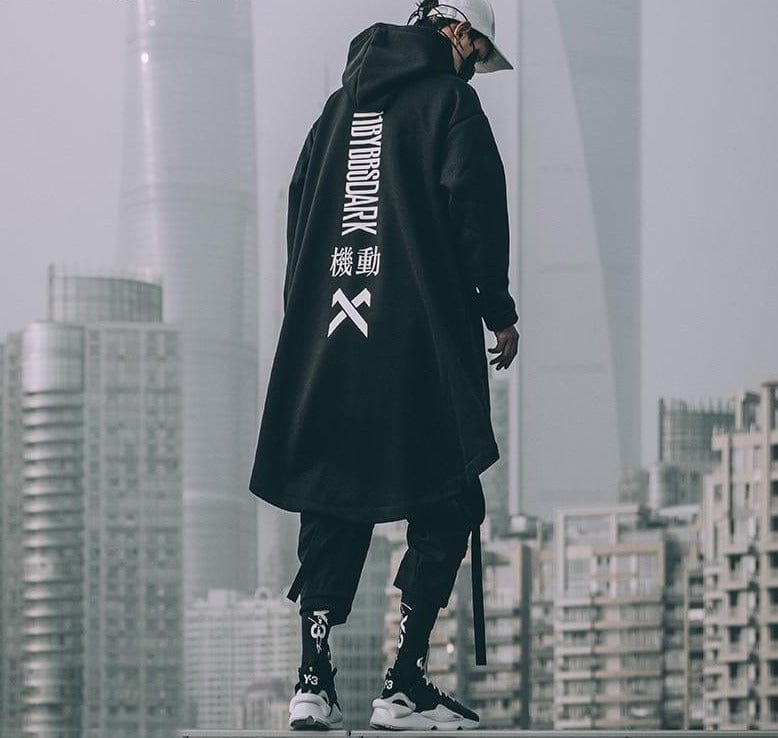 Mens Oversize Long Cloak Outerwear