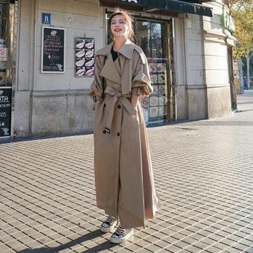 Korean Style Loose Oversized Trench Coat