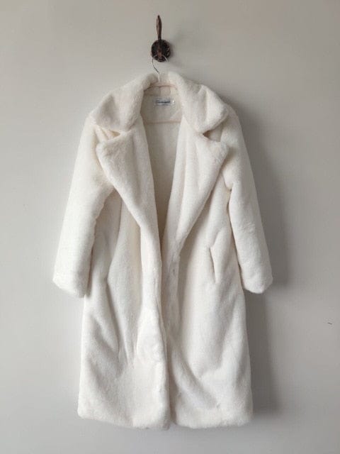 Winter Faux Fur Coat Long Coat