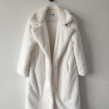 Winter Faux Fur Coat Long Coat