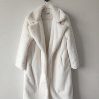 Winter Faux Fur Coat Long Coat