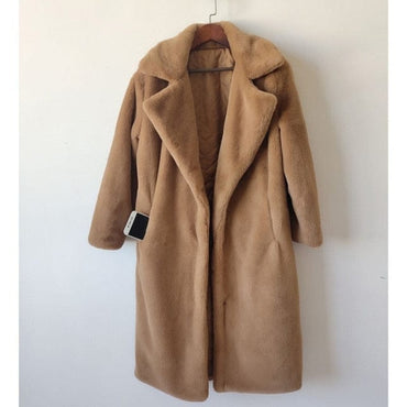 Winter Faux Fur Coat Long Coat