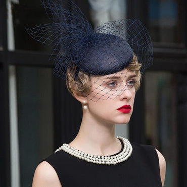 Luxury Tea Party Hat With Veil