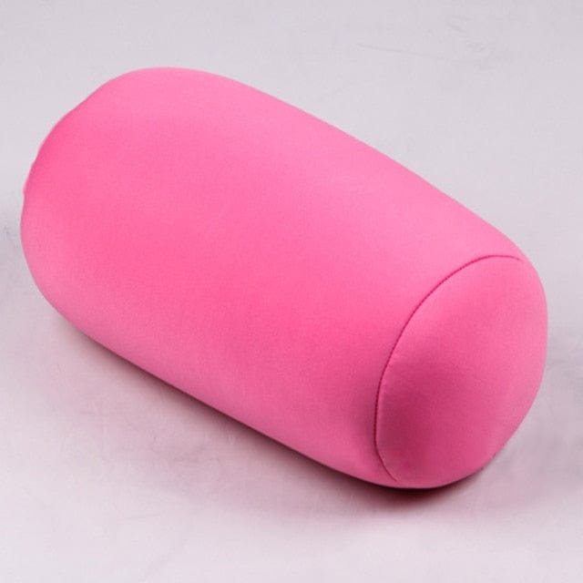 Super soft Head PillowCase Micro Mini Microbead Back Cushion Pillow Roll Pillow Head Convenient Travel Pillow Bed Decoration - east2cart.uk