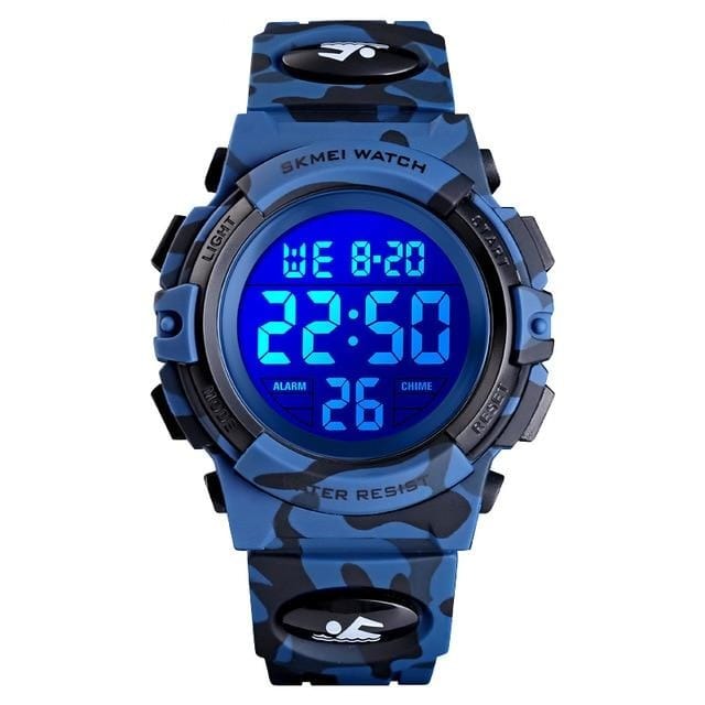 SKMEI Military Kids Sport Watches 50M Waterproof Electronic Wristwatch Stop Watch Clock Children Digital Watch For Boys Girls - east2cart.uk