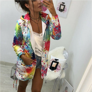 Tie Dye Hooded Jacket