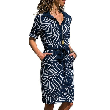 Summer Striped Boho Beach Mini Party Dress - east2cart.uk