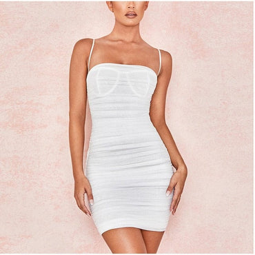 Women Sexy Mesh Beach Party Dress - east2cart.uk