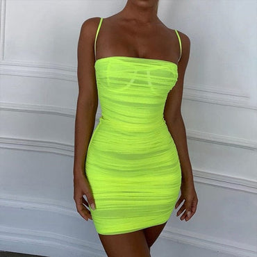 Women Sexy Mesh Beach Party Dress - east2cart.uk