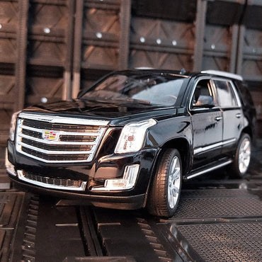 Welly 1:24 Cadillac Escalade alloy car model Diecasts & Toy Vehicles Collect gifts Non-remote control type transport toy - east2cart.uk