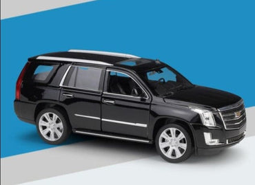 Welly 1:24 Cadillac Escalade alloy car model Diecasts & Toy Vehicles Collect gifts Non-remote control type transport toy - east2cart.uk