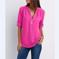 New Fashion Sexy V Neck Tops - east2cart.uk