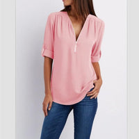 New Fashion Sexy V Neck Tops - east2cart.uk