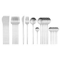 Black Gold Cutlery Set