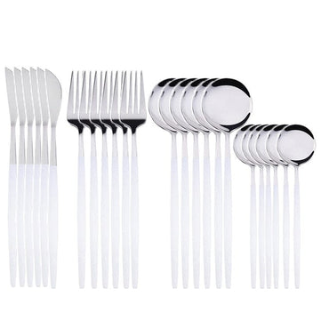 Black Gold Cutlery Set