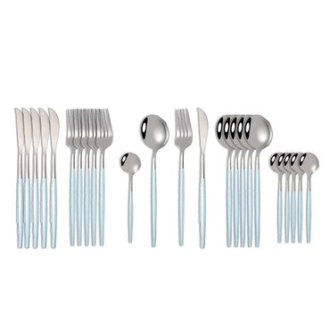 Black Gold Cutlery Set