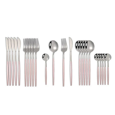 Black Gold Cutlery Set