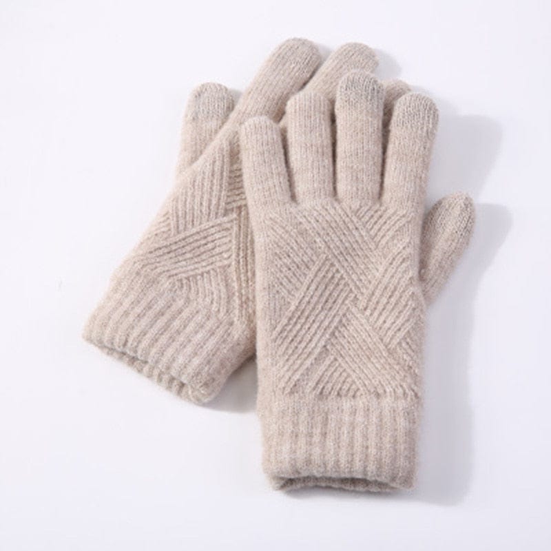 Winter Warm Knitted Thick Gloves