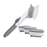 long handle cleaning brush with removable sponge