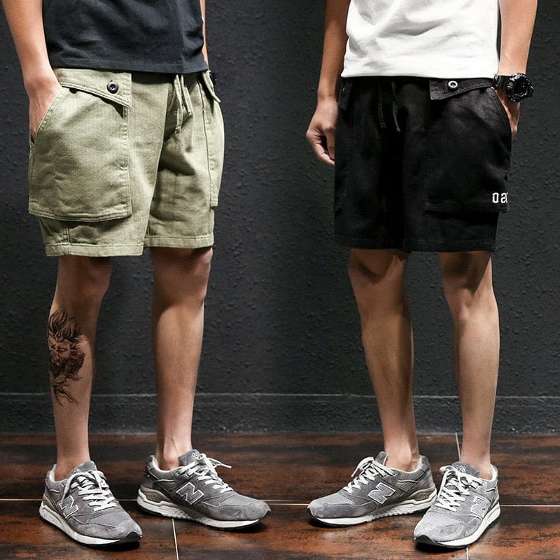 Cargo Solid Leisure Shorts