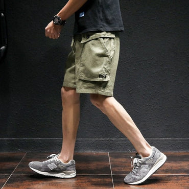 Cargo Solid Leisure Shorts