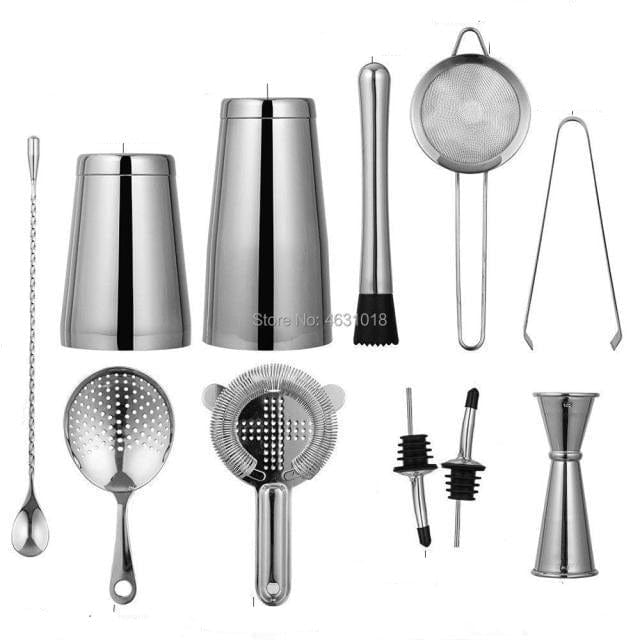 11 Piece Bartender Cocktail Kit - east2cart.uk