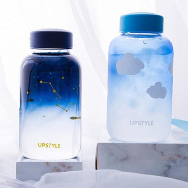 Creative Sky Glass Water Bottle - east2cart.uk