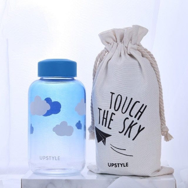 Creative Sky Glass Water Bottle - east2cart.uk