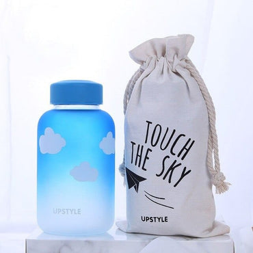 Creative Sky Glass Water Bottle - east2cart.uk