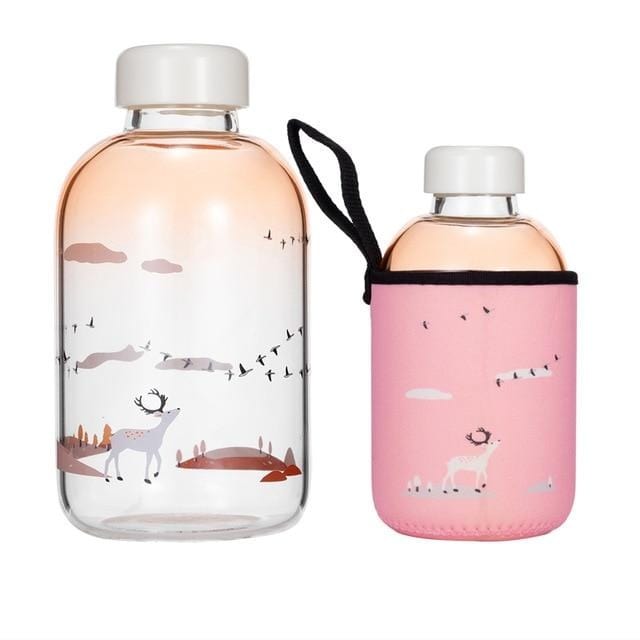 Creative Sky Glass Water Bottle - east2cart.uk