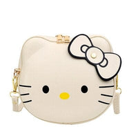 Anime Cat Print PU Leather Shoulder Bag