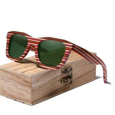 Handmade Polarized Sunglasses Wooden Frame Unisex - east2cart.uk