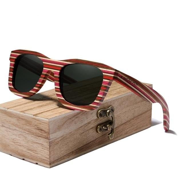 Handmade Polarized Sunglasses Wooden Frame Unisex - east2cart.uk