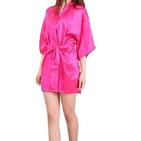 Silk Satin Kimono Night Dress