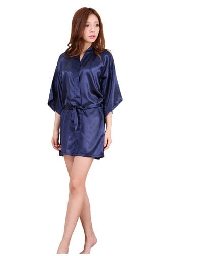 Silk Satin Kimono Night Dress