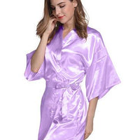 Silk Satin Kimono Night Dress